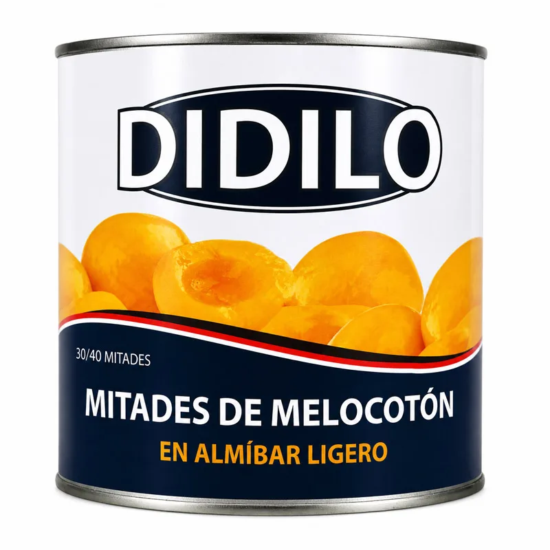 Melocoton Mitades en Almibar Ligero